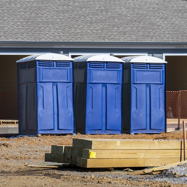 can i customize the exterior of the porta potties with my event logo or branding in New Weston OH